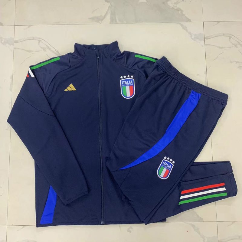 Tuta Italia Blu zip intera 2025
