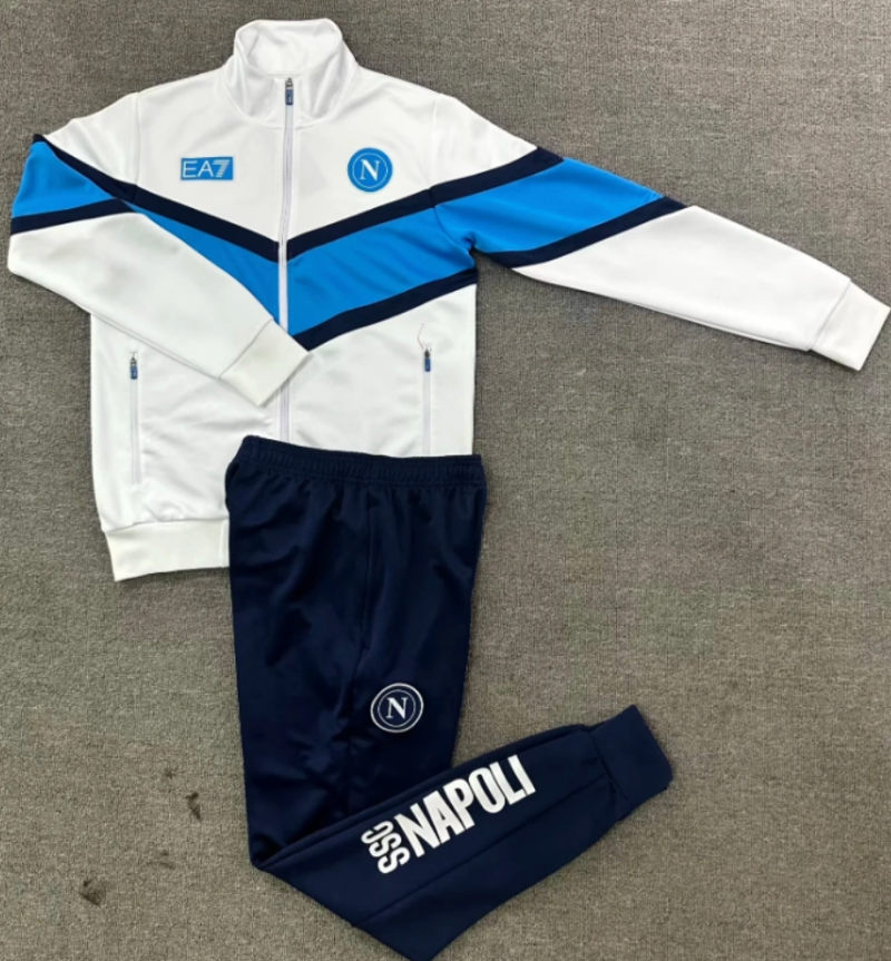 Tuta Napoli bianco Zip intera 2025/26