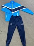 Tuta Napoli new azzurro Zip intera 2025/26