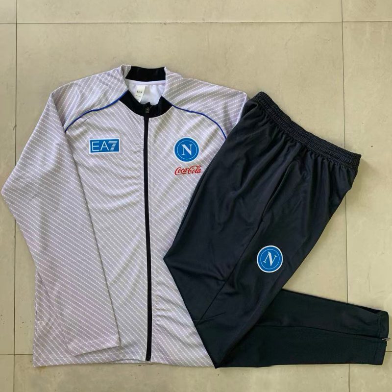 Tuta Napoli Bianco Zip intera 2025/26